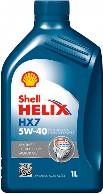 Motor oils Engine oil HELIX HX7 ECT 5W40 1L  Art. HELIXHX7ECT5W401L